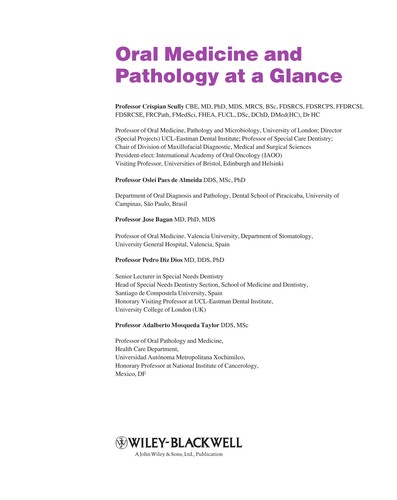 Oral medicine and pathology at a glance