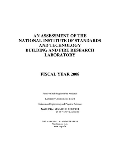 An Assessment of the National Institute of Standards and Technology, Building and Fire Research Laboratory