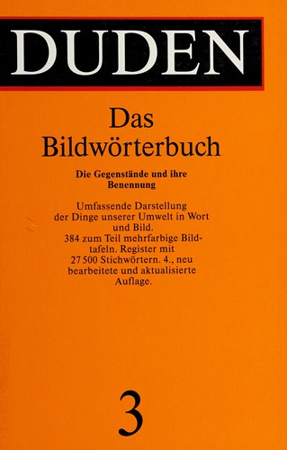 Duden Bildwo rterbuch der deutschen Sprache