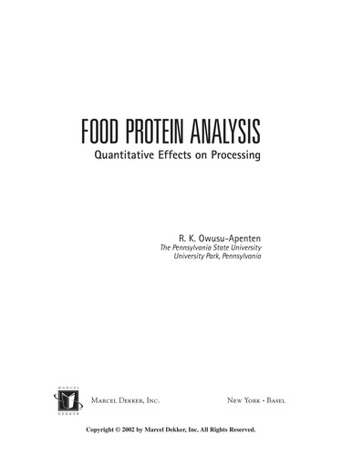 Food Protein Analysis