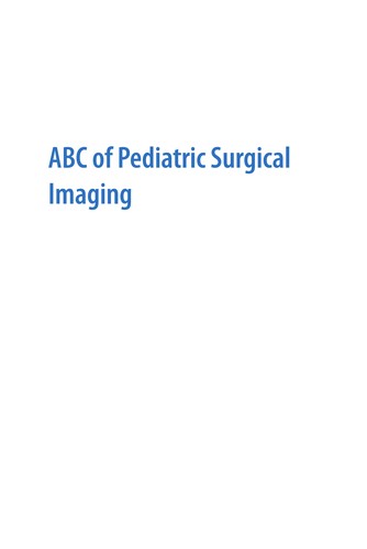 ABC of Pediatric Surgical Imaging