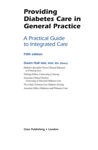 Providing Diabetes Care in General Practice
