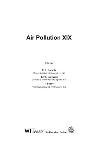 Air Pollution XIX