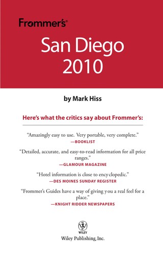 Frommer's San Diego 2010