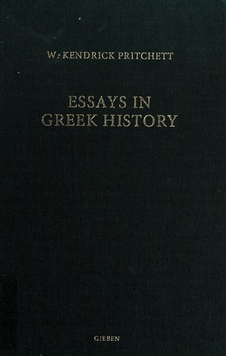 Essays in Greek History