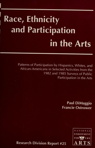 Race, Ethnicity, and Participation in the Arts