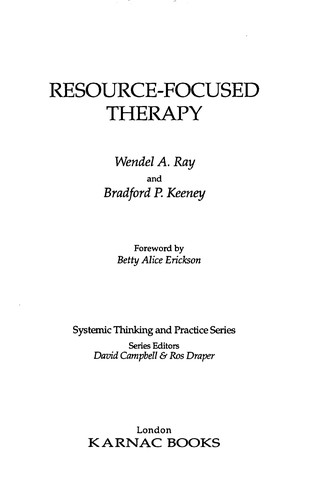 Resource-Focused Therapy