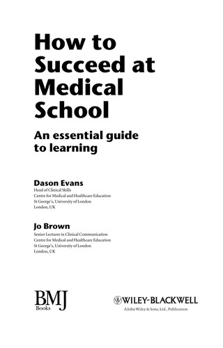 How to Succeed at Medical School