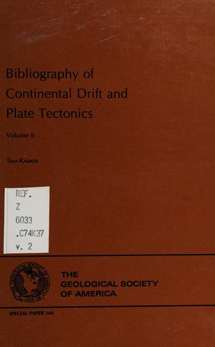 Bibliography of Continental Drift and Plate Tectonics
