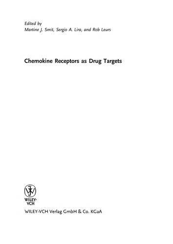 Chemokine Receptors as Drug Targets