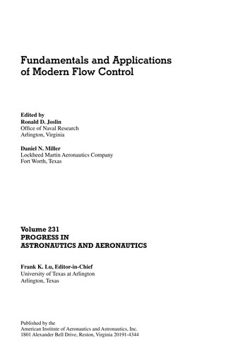 Fundamentals and Applications of Modern Flow Control