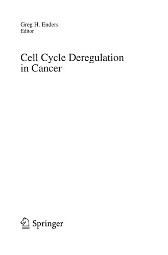 Cell cycle deregulation in cancer