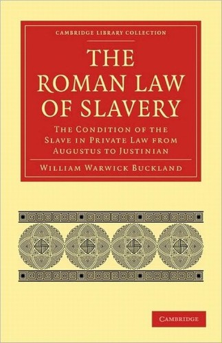 The Roman law of slavery