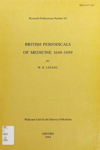 British Periodicals of Medicine