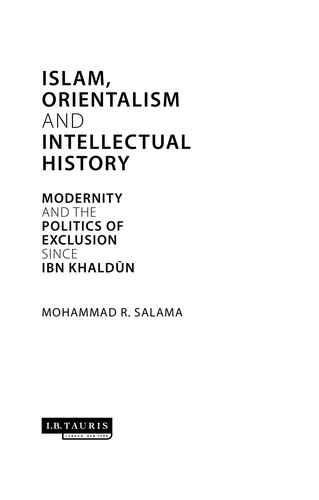 Islam, orientalism and intellectual history