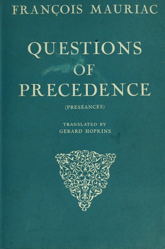 Questions of Precedence