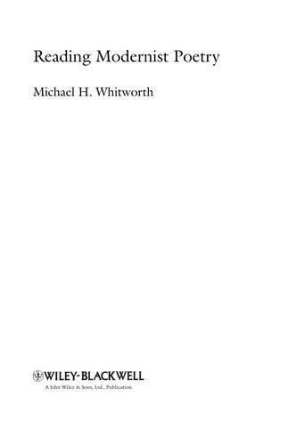 Reading modernist poetry