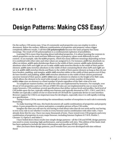 Pro HTML and CSS3 Design Patterns