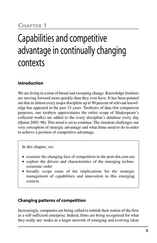 Capabilities for Strategic Advantage: Leading Through Technological Innovation