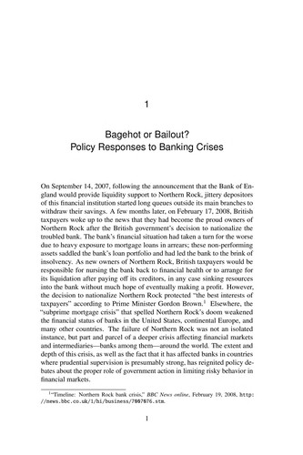 Curbing Bailouts