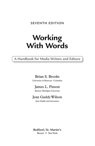 Working with Words