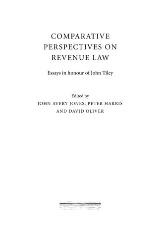Comparative Perspectives on Revenue Law