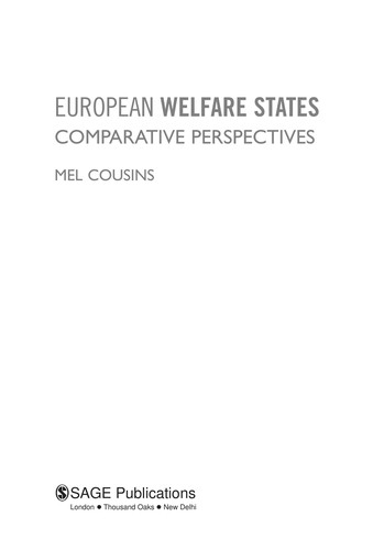 European Welfare States: Comparative Perspectives