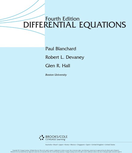 Differential Equations