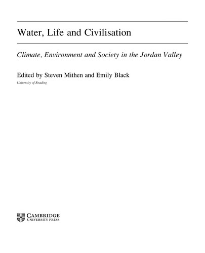 Water, Life and Civilisation