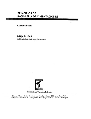 Principios de Ingenieria de Cimentaciones - 4 Edicion
