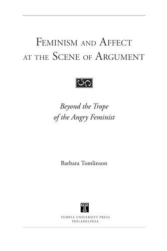 Feminism and Affect at the Scene of Argument