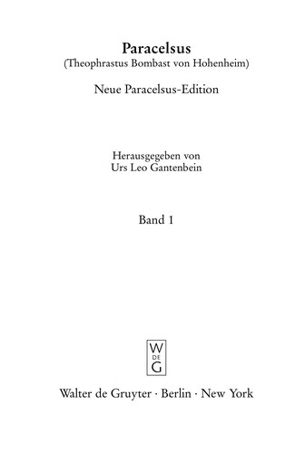 Neue Paracelsus-Edition