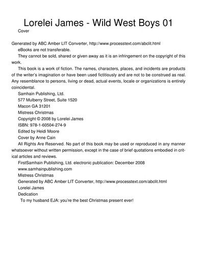Misstress Christmas