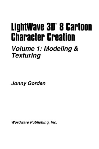 Lightwave 3D 8 Cartoon Character Creation