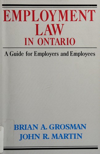 Employment Law in Ontario
