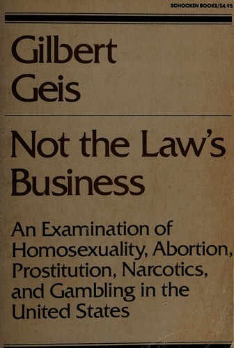 Not the law's business?