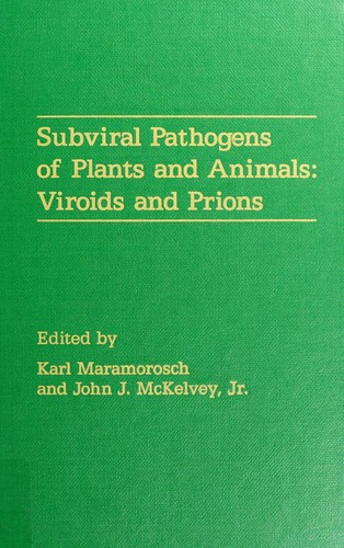 Subviral pathogens of plants and animals
