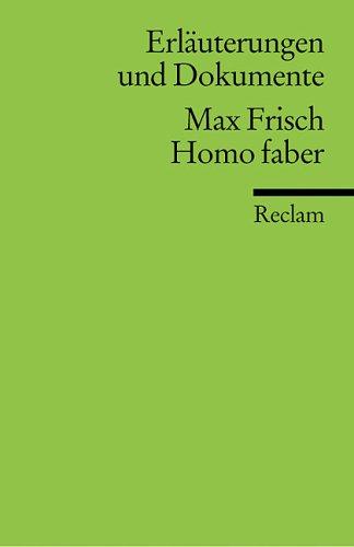 Max Frisch, Homo faber