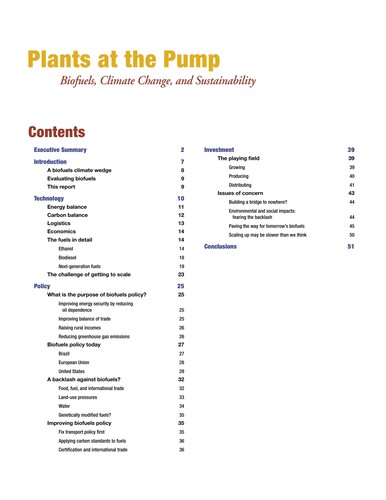 Plants at the pump