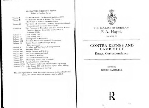 Contra Keynes and Cambridge