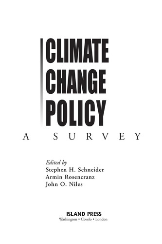 Climate change policy