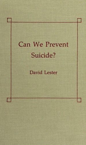 Can we prevent suicide?