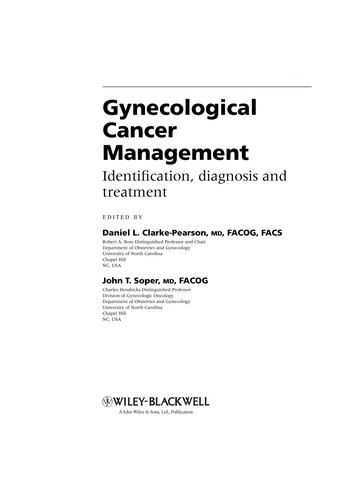 Gynecological Cancer Management