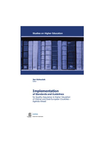 Implementation of the Standards and Guidelines for Quality Assurance in Higher Education in the Central and East-European Countries