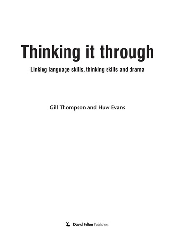Thinking It Through