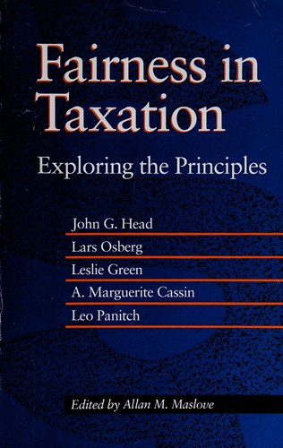 Fairness in Taxation
