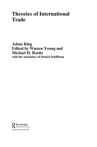 Theories of International Trade
