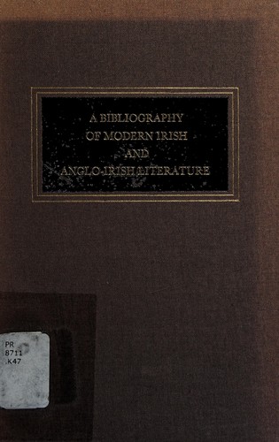 A bibliography of modern Irishand Anglo-Irish literature