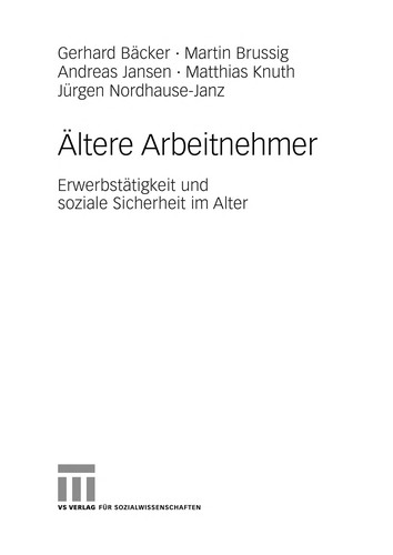 Ältere Arbeitnehmer