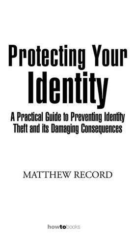 Protecting Your Identity
